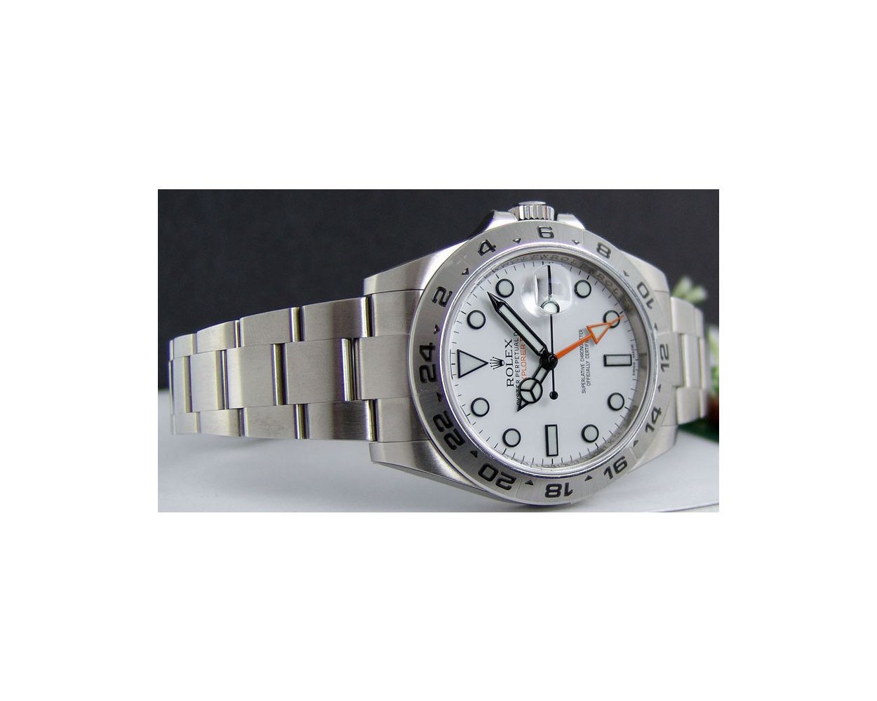 Buy Genuine Used Rolex Explorer II 216570 Watch - White Dial