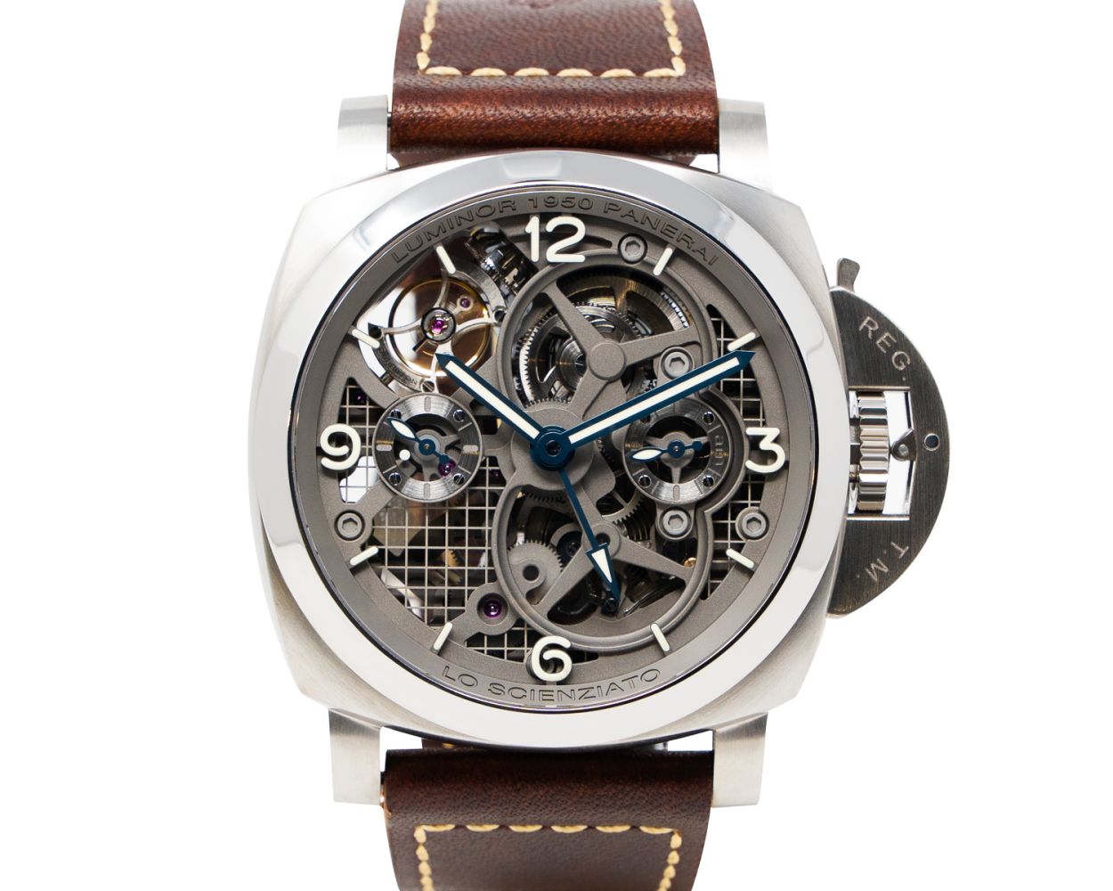 Panerai Lo Scienziato Luminor 1950 Tourbillon GMT PAM00578 SKU