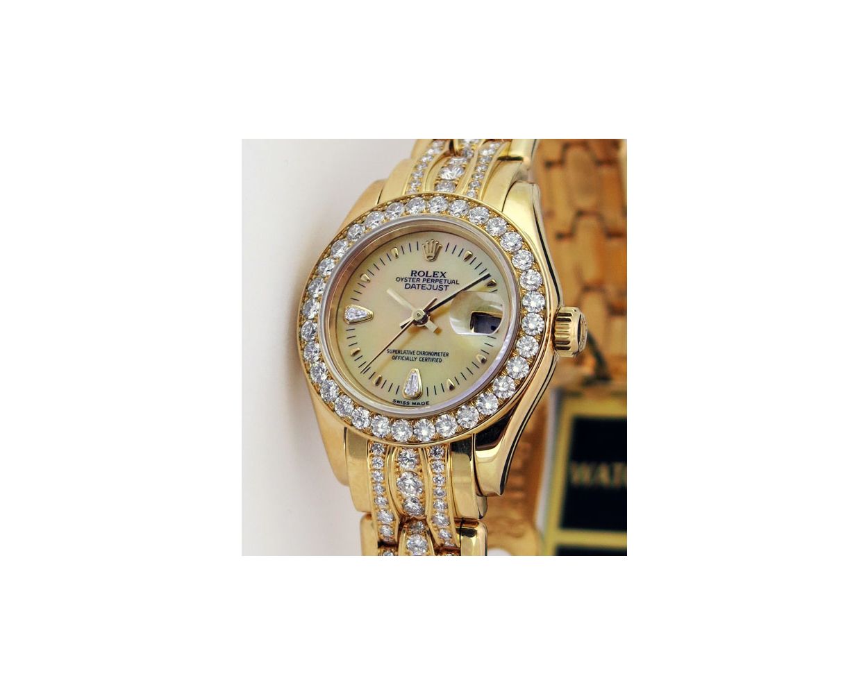 Rolex ladies pearlmaster hot sale yellow gold