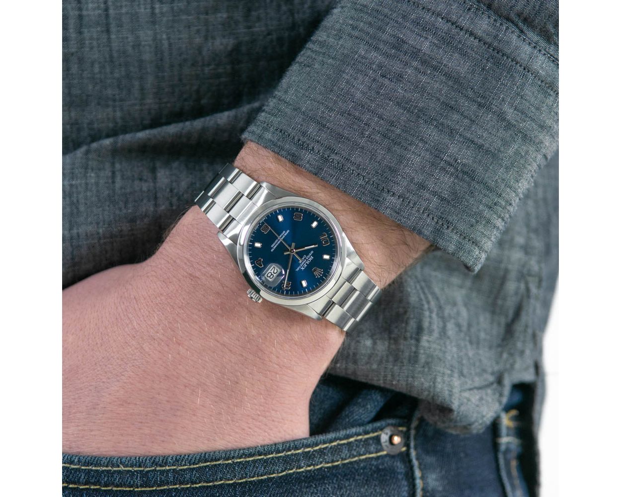 Wrist Rolex 15200 Dial Rolex Oyster Perpetual Date 15200 For For Sale