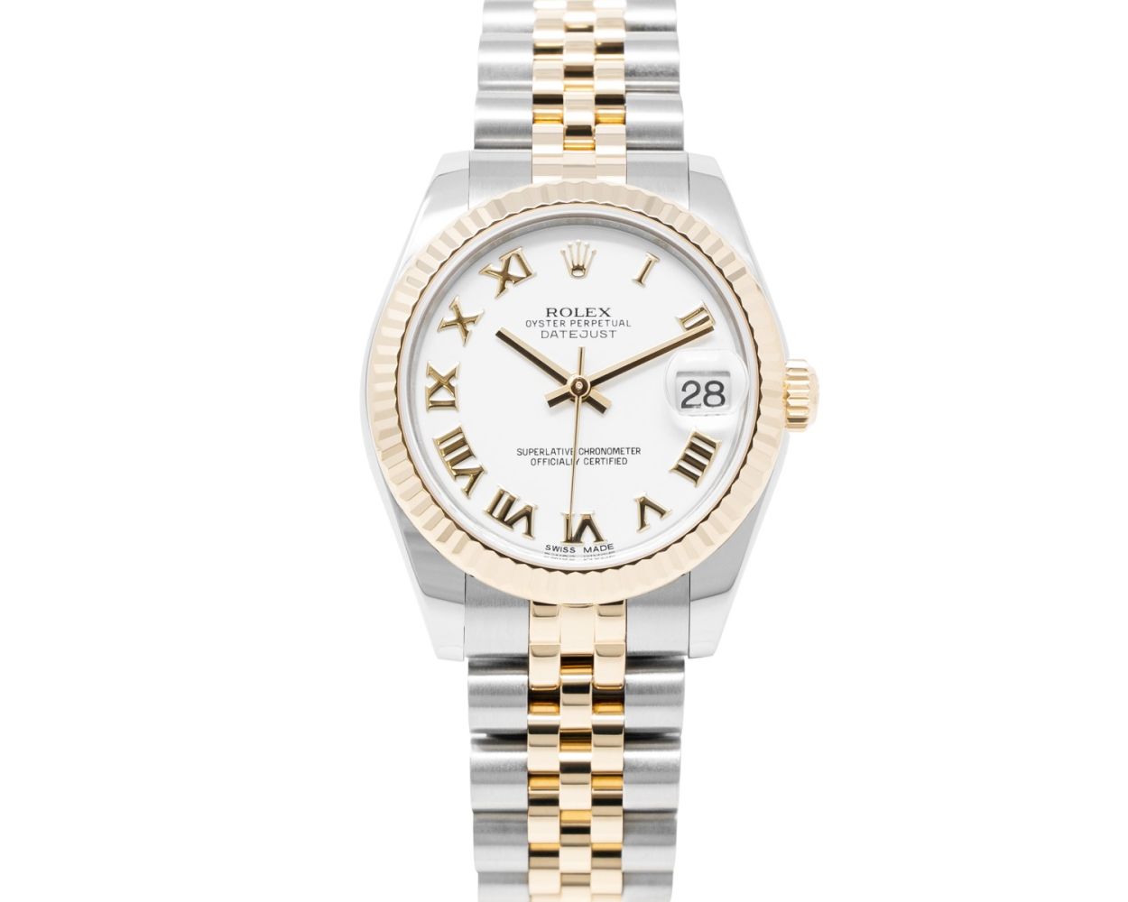 Buy Genuine Used Rolex Datejust 31 178273 Watch - White Dial