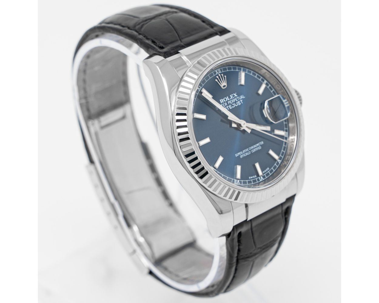 ROLEX ストール　ノベルティ 116189 Rolex Datejust 36 Zebra Dial with Diamonds Women's Watch
