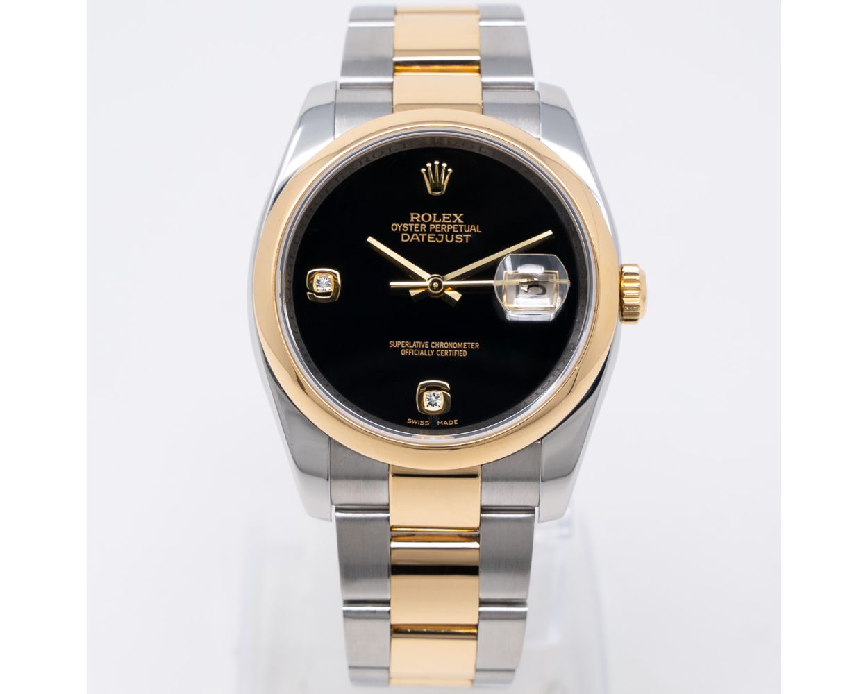 Buy Genuine Used Rolex Datejust 36 116203 Watch - Black Onyx