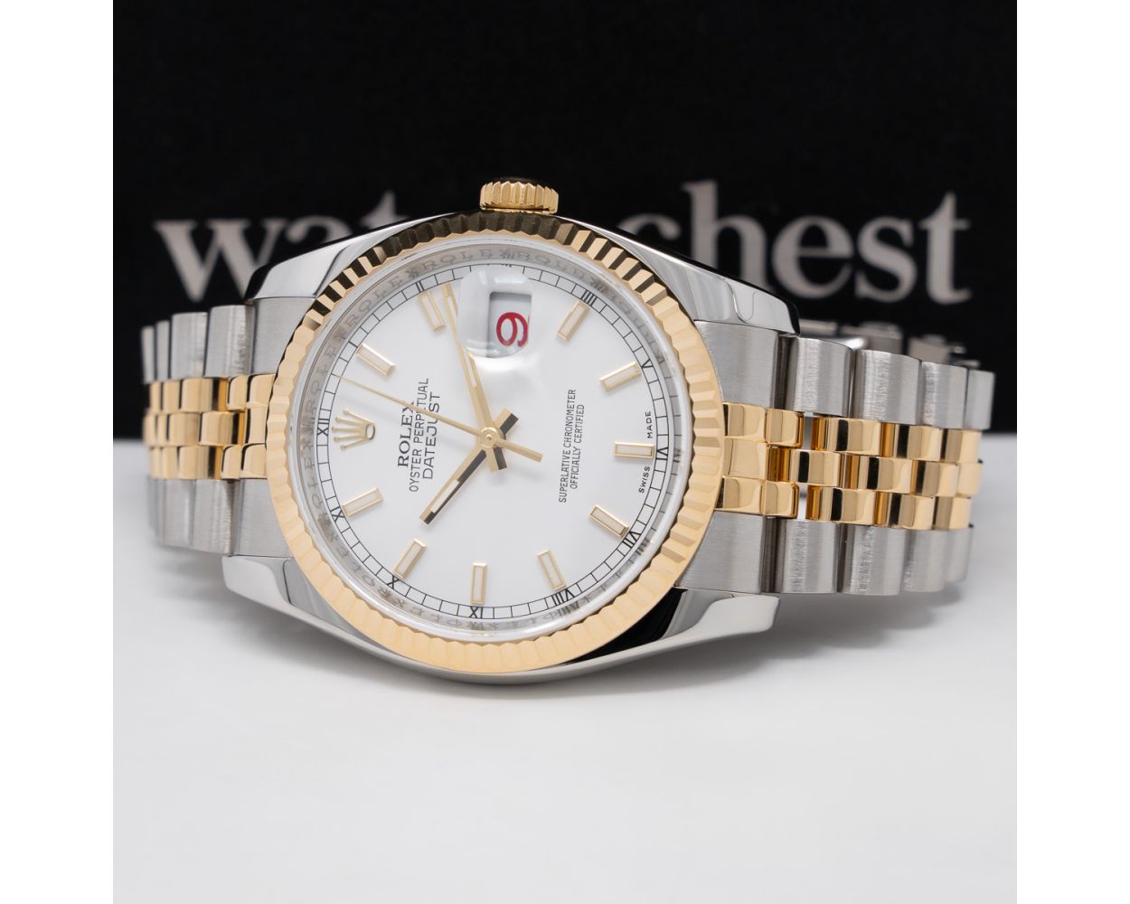 日本最級 Buy Genuine Dial White - Watch 116233 36 Datejust Rolex Used パーツ