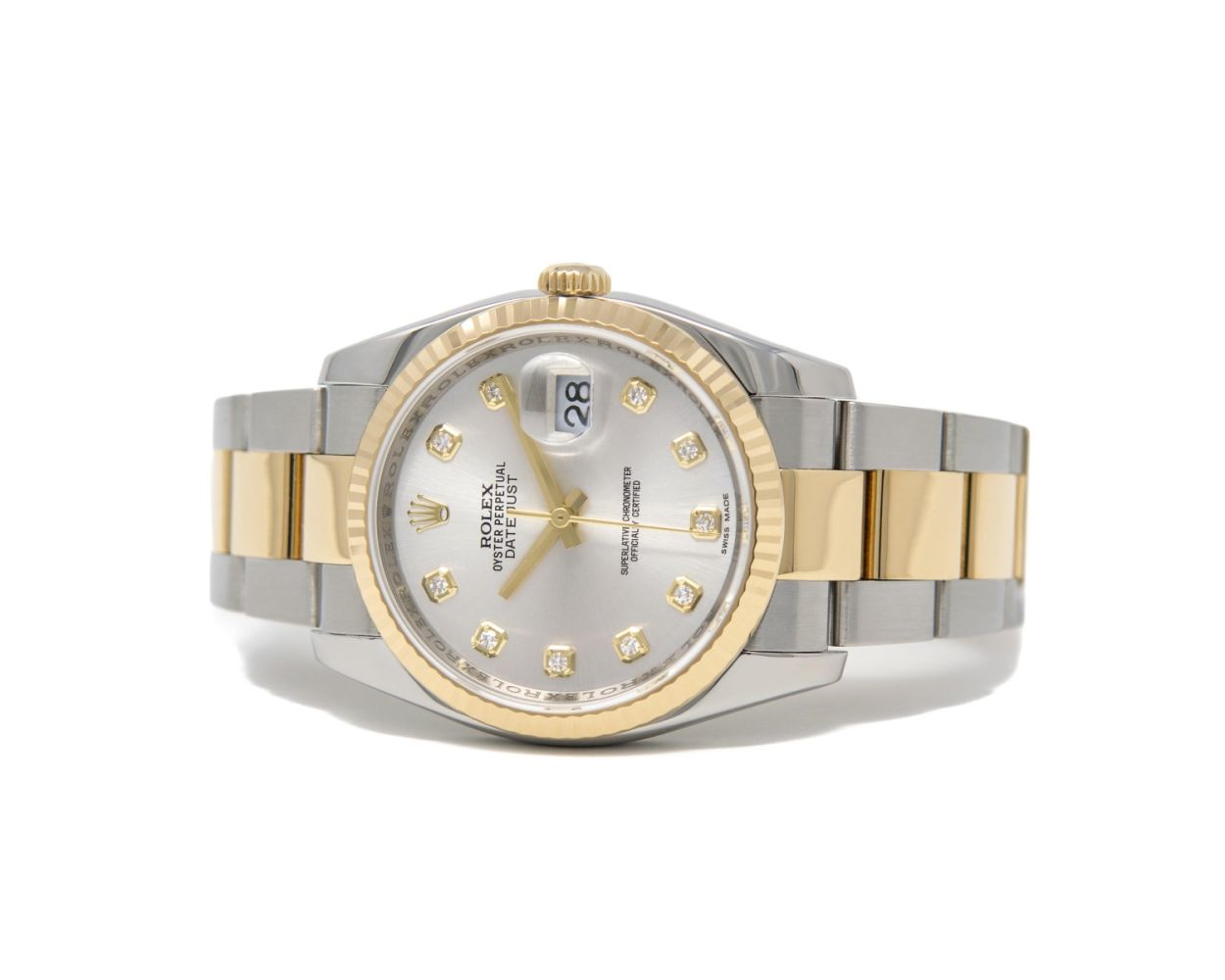 Buy Genuine Used Rolex Datejust 36 116233 Watch - Silver