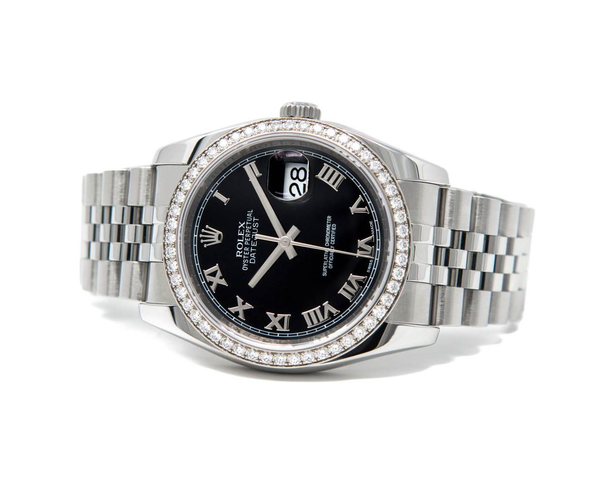 〇 ROLEX レプリカ品 DATEJUST 36 対応ブレス YZ4428 Rolex Datejust Lady 279171-0022 28 MM White Dial Fluted New
