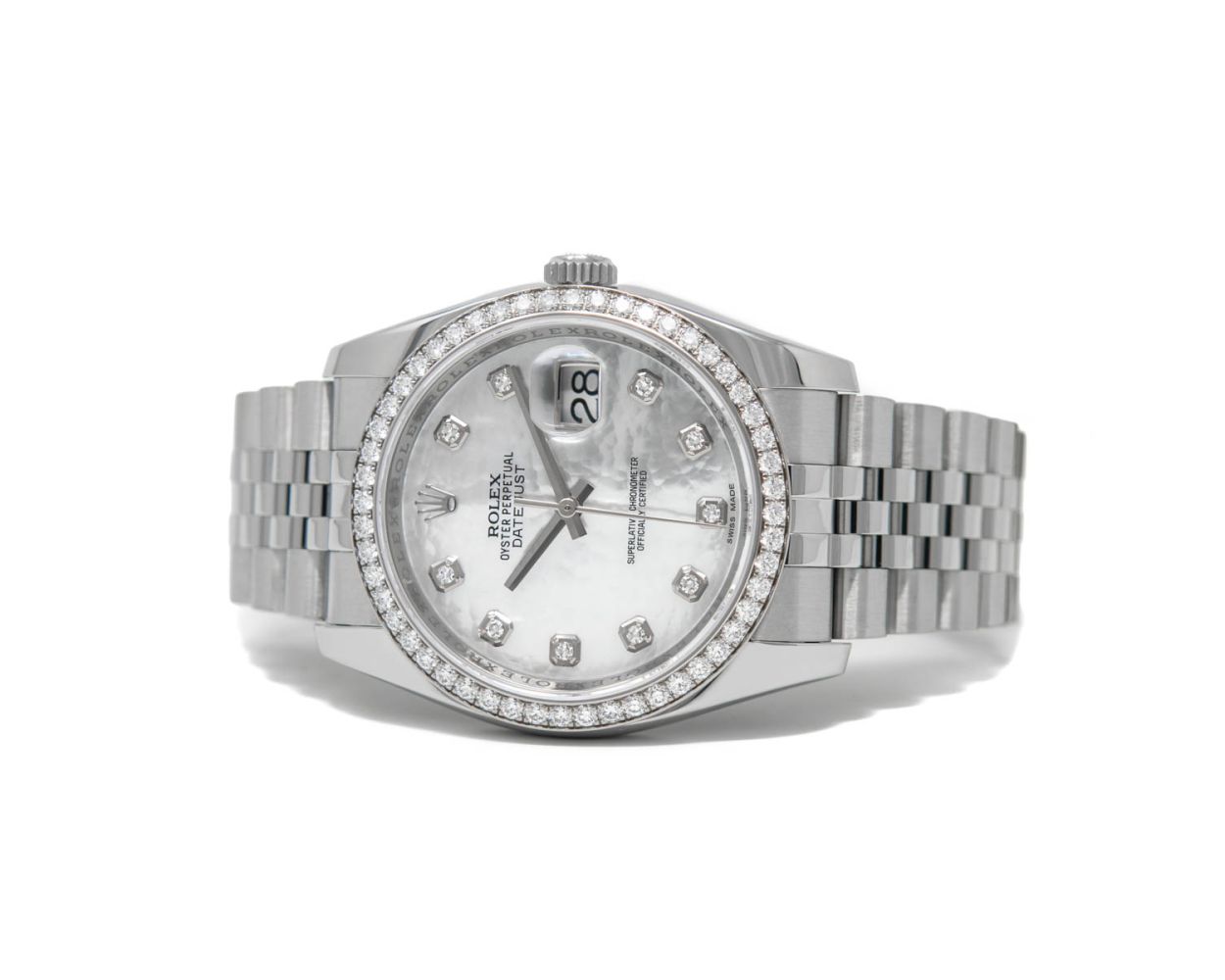 Mome出品 Rolex Datejust Black Mother of Pearl Dial Automatic Ladies