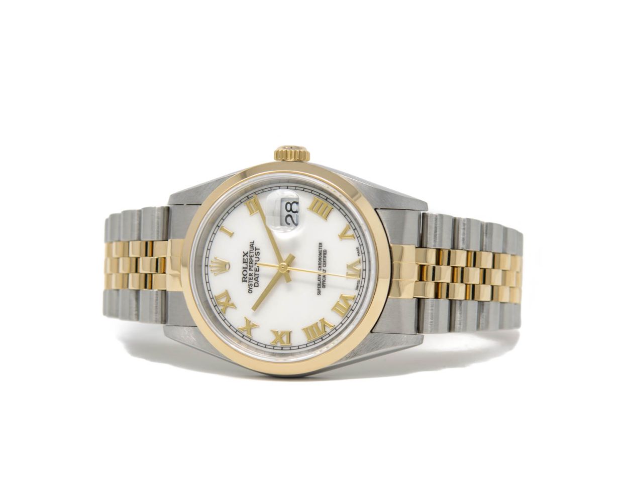 Buy Genuine Used Rolex Datejust 36 16203 Watch - White Dial