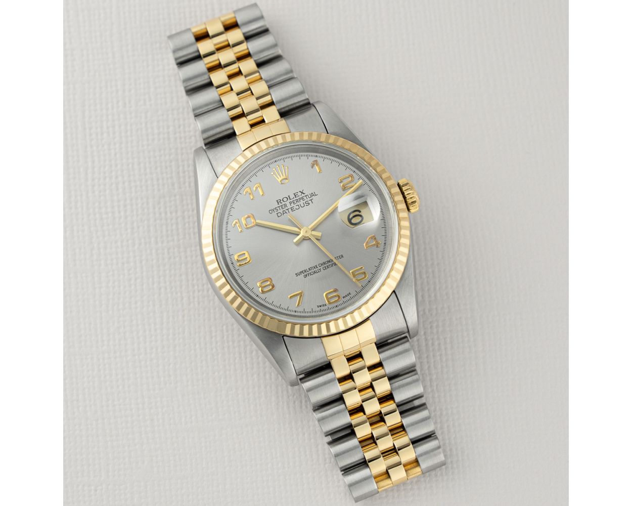 Buy Genuine Used Rolex Datejust 36 16233 Watch - Silver Dial