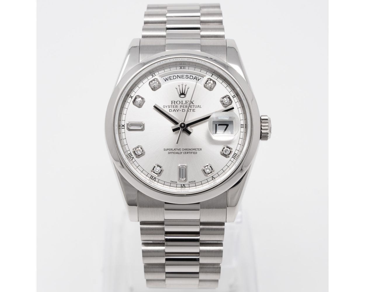 Rolex watch case box Day-Date 118346 Ice Blue Extra Large