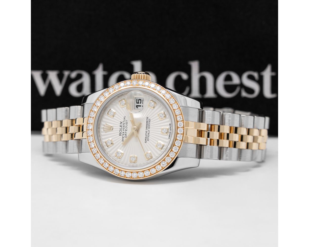 Buy Genuine Used Rolex Lady-Datejust 26 179383 Watch - Ivory