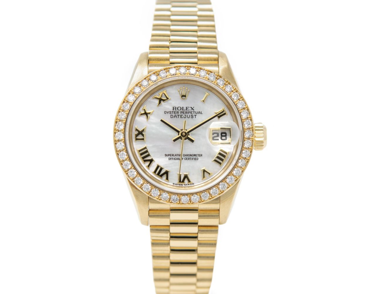 Rolex datejust 28 mother of pearl best sale