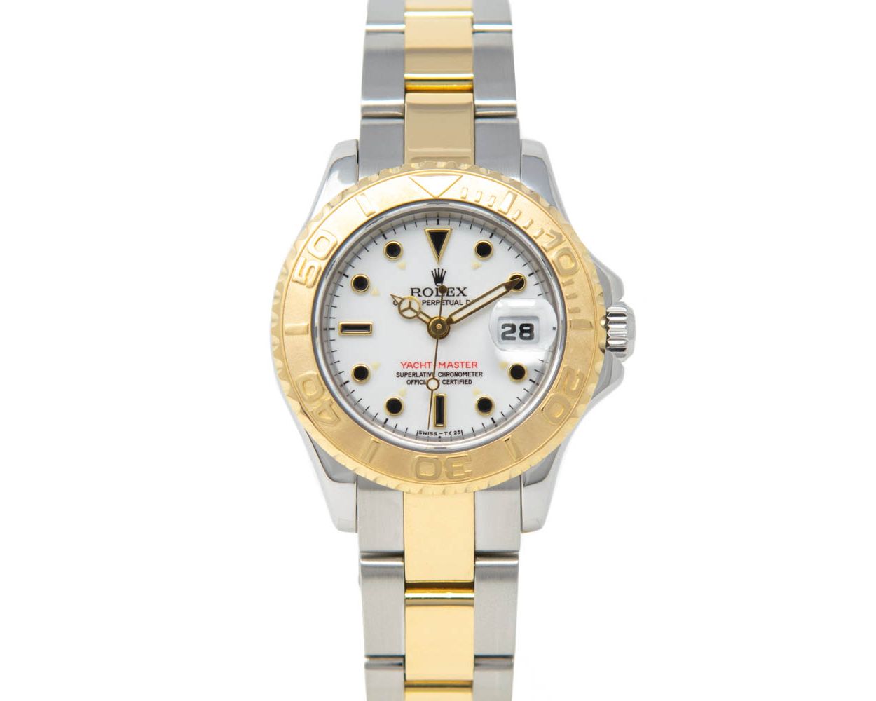 Rolex Lady Yacht-Master 69623 Wristwatch - White Dial