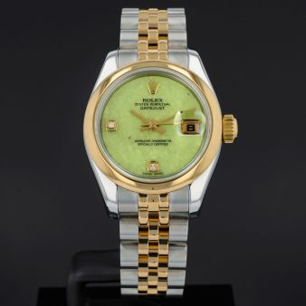 Buy Genuine Used Lady-Datejust 26 179163 Watch - Jade Dial | SKU 12567