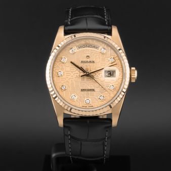 Buy Genuine Used Day-Date 36 18238 Watch - Champagne Jubilee Dial