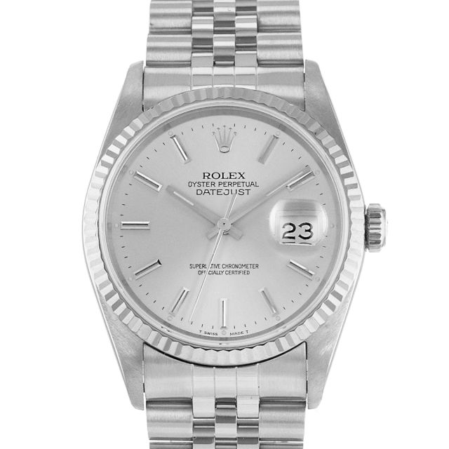 1991 Rolex Datejust 36, 16234, Steel & Gold, Silver Dial, Jubilee Bracelet, Watch Only