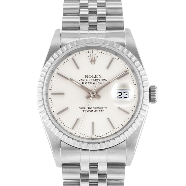 Rolex Datejust 36 ,16220, Steel, Silver Dial, Jubilee Bracelet, Watch Only