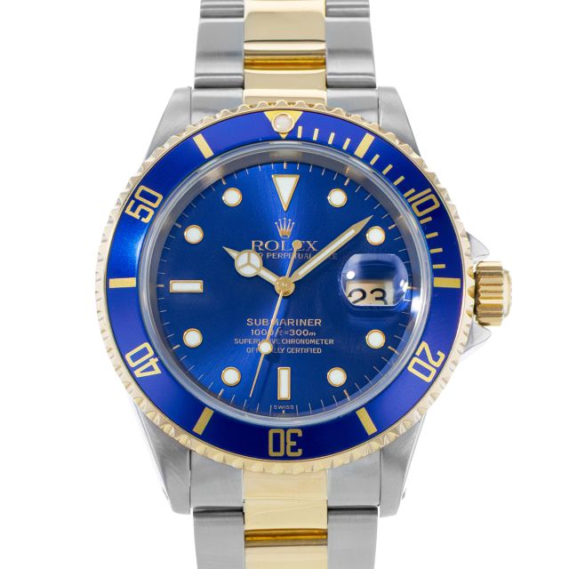 Rolex Submariner Date, 16613, 40mm, Steel & Gold, Blue Dial, Oyster Bracelet, Watch Only
