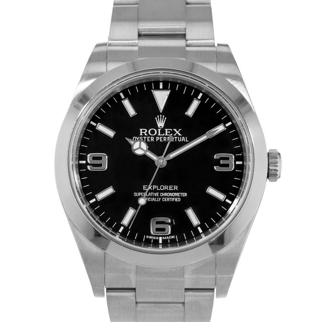 2020 Rolex Explorer 214270, 39mm, Steel, Black Dial, Box & Papers
