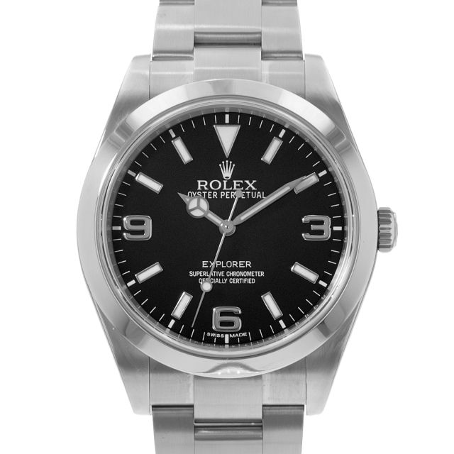 2014 Rolex Explorer 214270, 39mm, Steel, Black Dial, Oyster Bracelet, Box & Papers