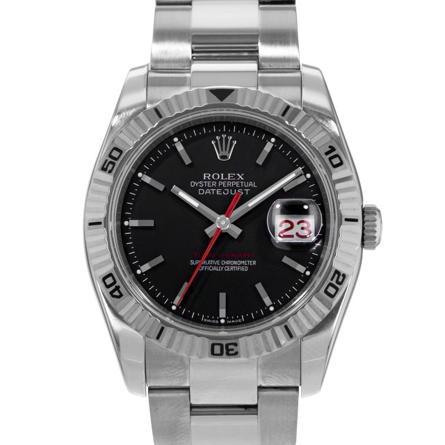 2006 Rolex Datejust Turn-O-Graph 116264, 'Thunderbird', 36mm, Steel & White Gold, Black Dial, Papers Only