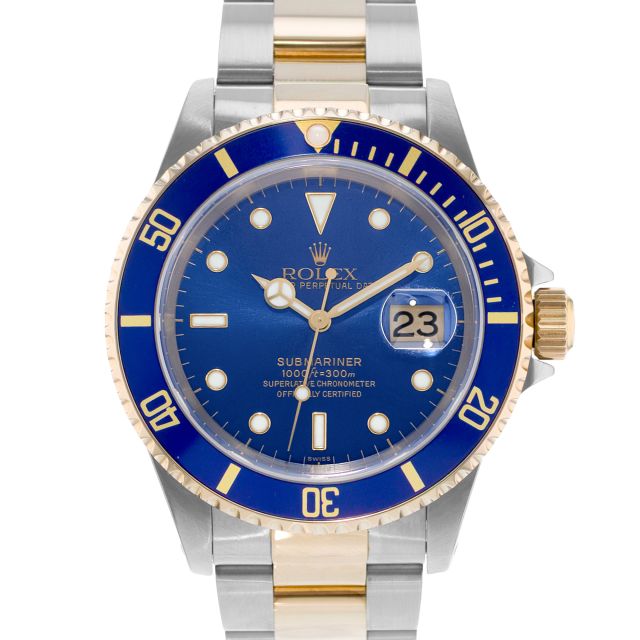 1998 Rolex Submariner Date, 16613, 40mm, Steel & Gold, Blue Dial, Oyster Bracelet, Papers Only