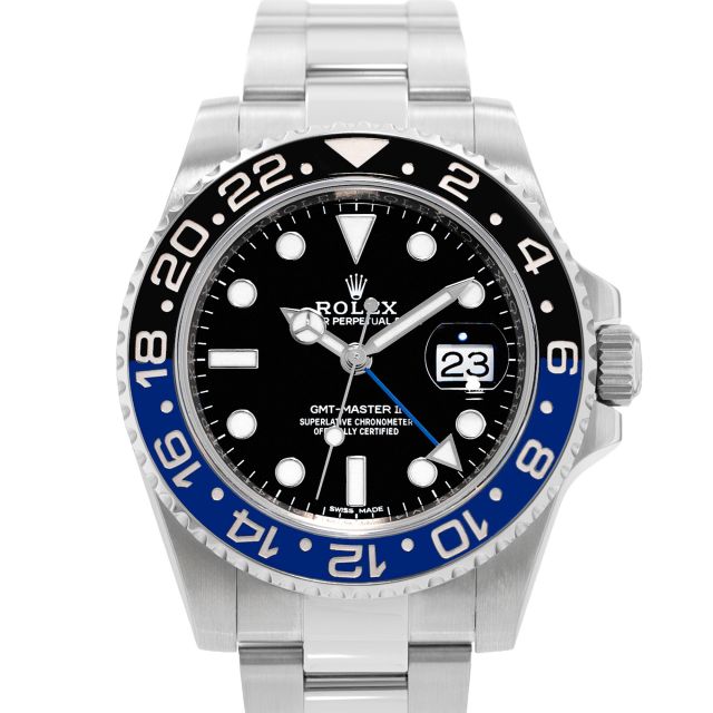 Rolex GMT-Master II, 116710BLNR, 40mm, Steel, Black & Blue "Batman" Bezel, Black Dial, Oyster Bracelet, Watch Only