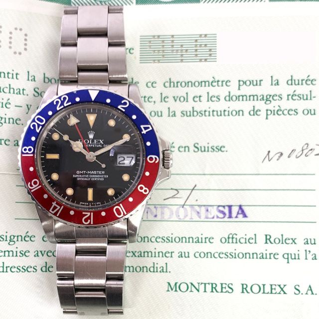 Buy Rolex GMT-Master, Black Dial, Blue & Red 