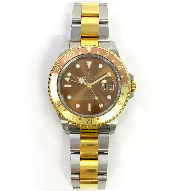 Buy Rolex GMT-Master II, Chocolate Dial, Brown & Yellow Beer" Dial, Steel & Gold, 16713
