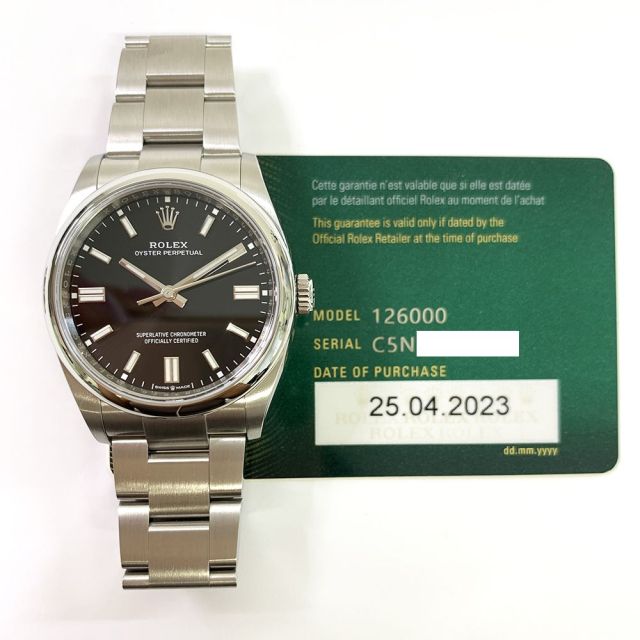 How Much Is A New Rolex Oyster Perpetual New Rolex Oyster Perpetual 34 124200 Wristwatch - Blue Index