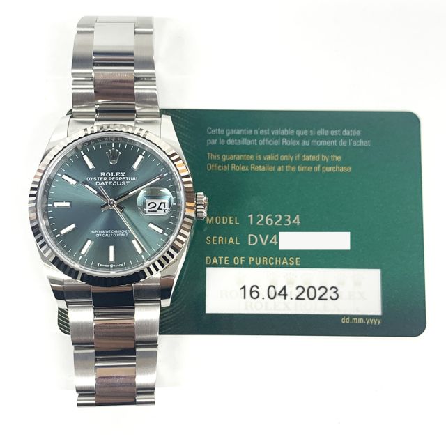 Rolex reference online 126234