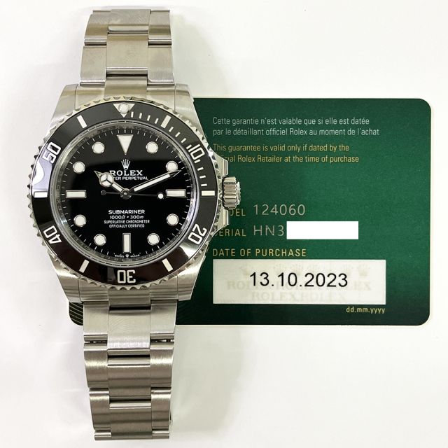 Buy Genuine Used Rolex Submariner Date 126610LV Watch Black Dial