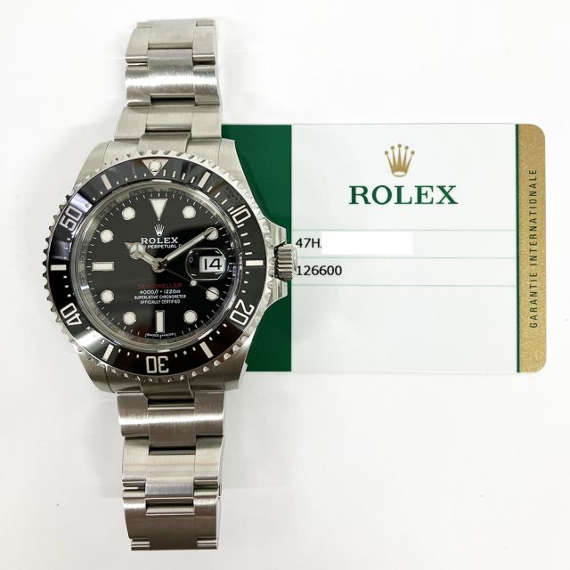 Buy Genuine Used Rolex Submariner 124060 Watch - Black Dial