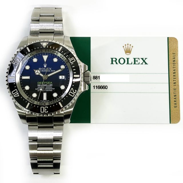 Buy Genuine Used Rolex Deepsea 116660 Watch - Black Dial Buy Genuine Used Rolex Deepsea 116660 Watch - Black Dial