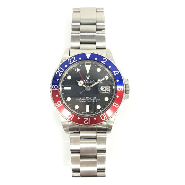 1977 Rolex GMT-Master 'Pepsi' 1675, 40mm, Steel,  Black Dial, Watch Only