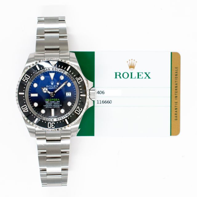 2017 Rolex Deepsea, 116660, 44mm, Steel, 'James Cameron' D-Blue Dial, Oyster Bracelet, Box & Papers