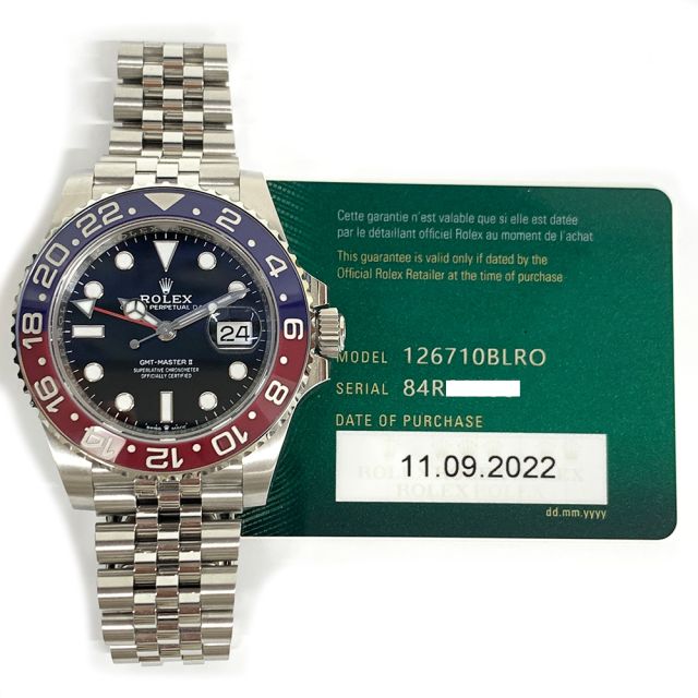 Buy Genuine Used Rolex GMT-Master II 126713GRNR Watch - Black Dial 