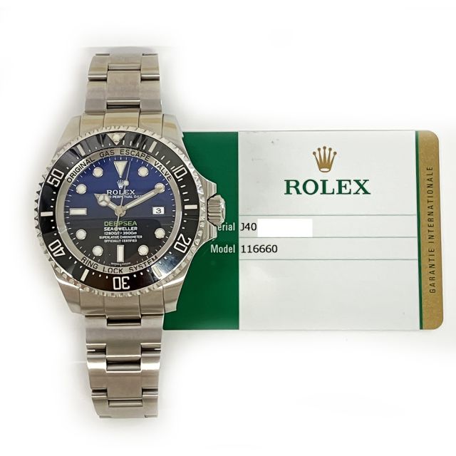 Buy Genuine Used Rolex Deepsea 126660 Watch D blue Dial SKU 9282