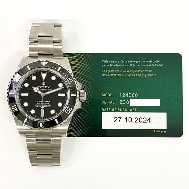 Buy Genuine Used Rolex Submariner 114060 Watch Black Dial SKU 8540