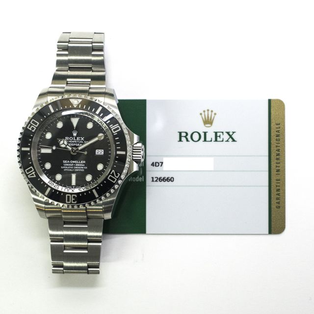 2020 Rolex Deepsea, 126660, 40mm, Steel, Black Dial, Oyster Bracelet, Box & Papers