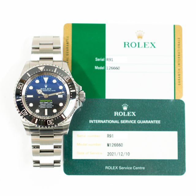 2019 Rolex Deepsea, 126660, 'James Cameron', 44mm, Steel, D-Blue Dial, Oyster Bracelet, Box & Papers