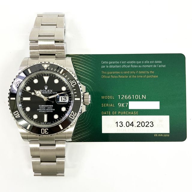 Buy Genuine Used Rolex Submariner Date 126610LN Watch - Black Dial | SKU  8089
