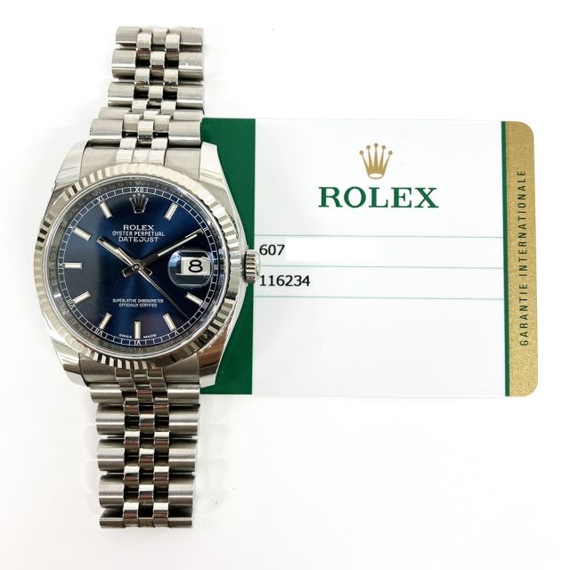 Buy Genuine Used Rolex Datejust 31 68274 Watch - Blue Buy Genuine Used Rolex Datejust 31 68274 Watch - Blue