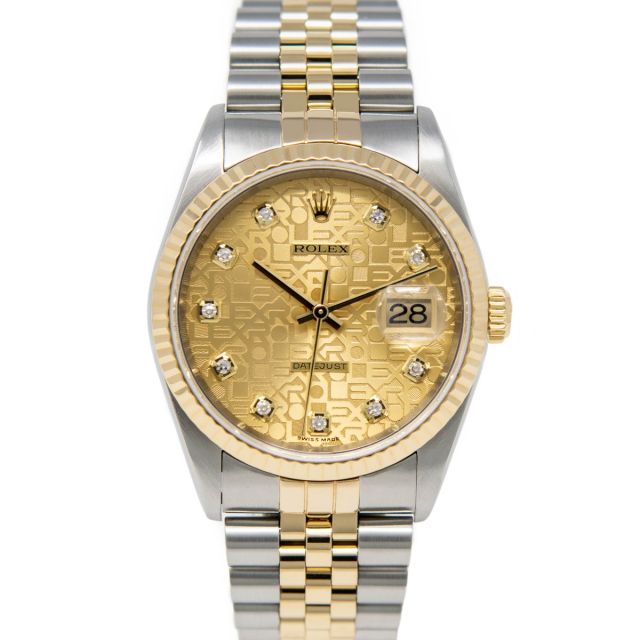 Buy Genuine Used Rolex Datejust 36 116243 Watch - Black Mother of Pearl  Dial | SKU 5892