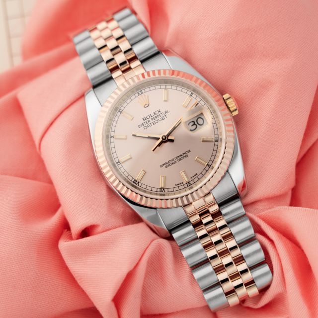 Rolex Datejust 36, 116231, Steel & Gold, Sundust Dial, Jubilee Bracelet