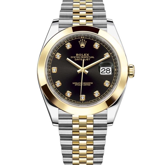 Rolex datejust 41 deals black face