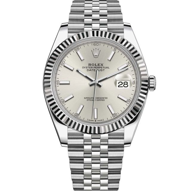 Buy Genuine Used Rolex Datejust 41 126334 Watch - White Dial