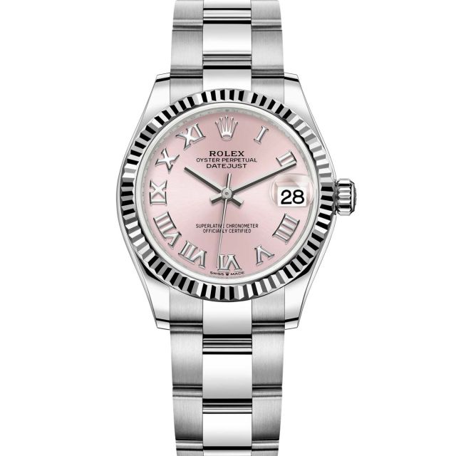 New Rolex Datejust 31, Pink Roman