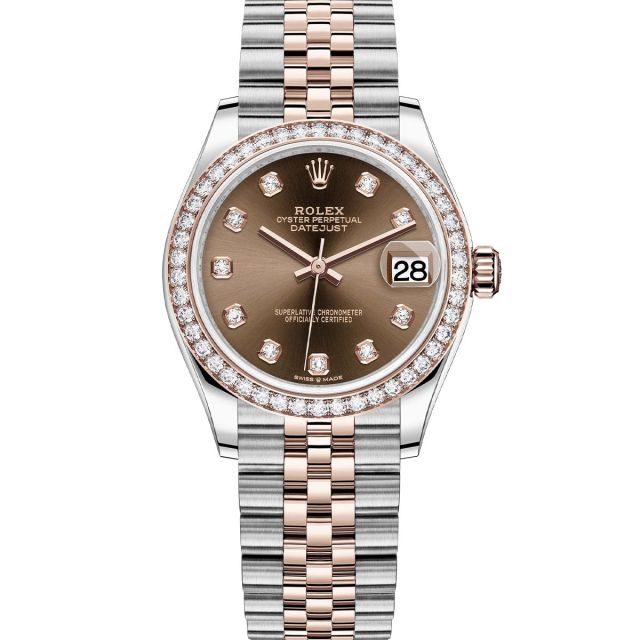 Ladies rose gold on sale rolex