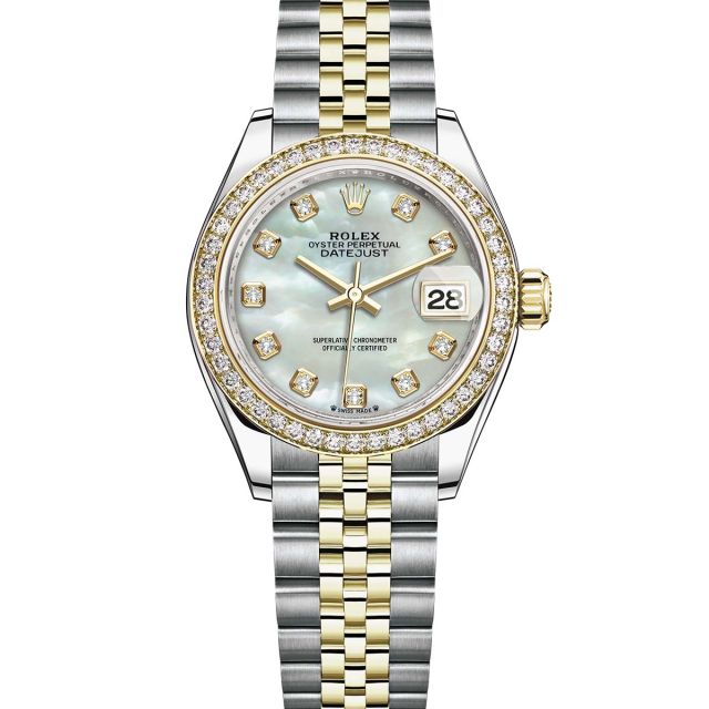 Rolex mother of 2025 pearl women's watch